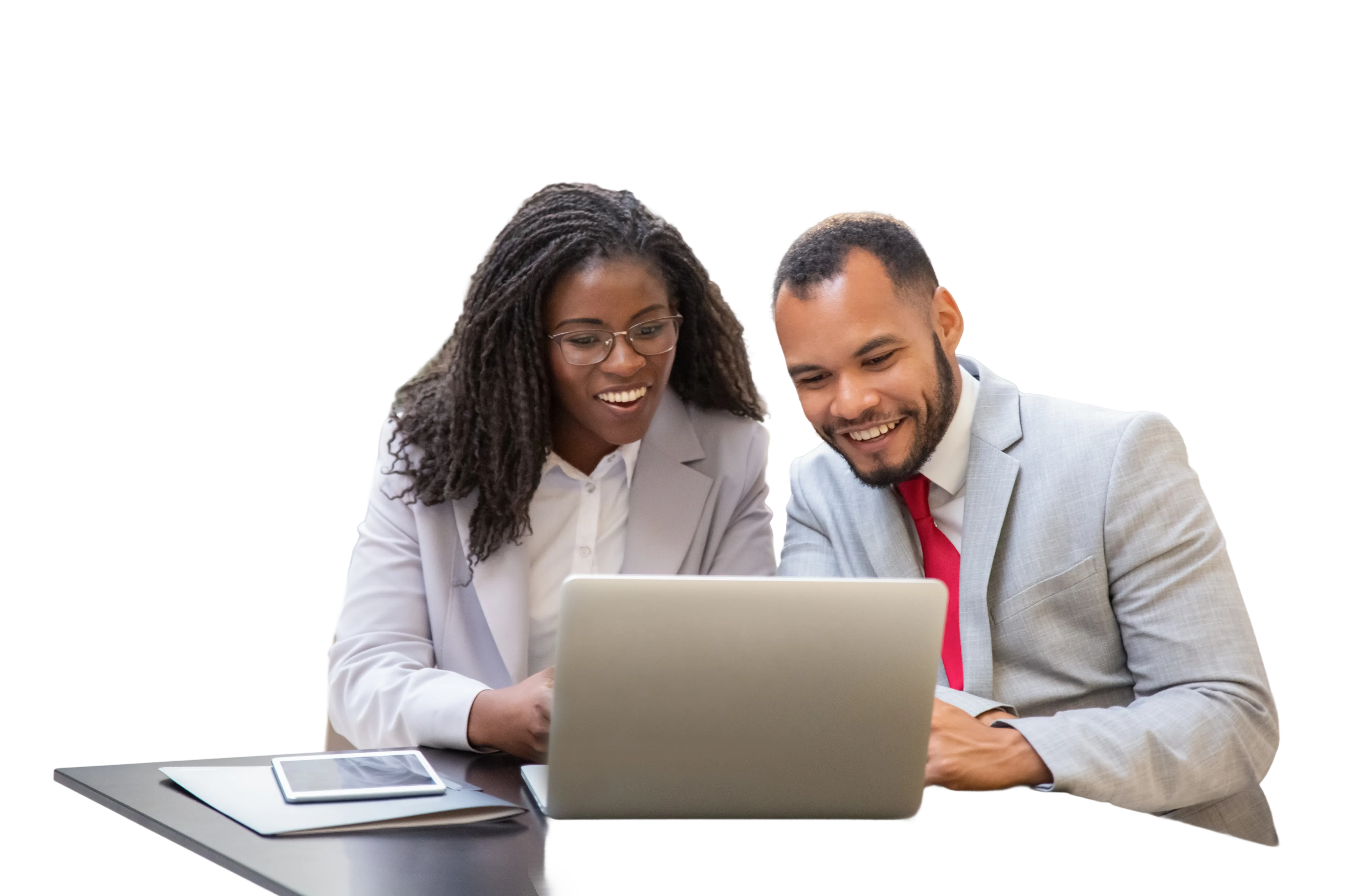 Team reviewing digital marketing strategy